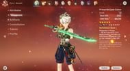 Bennett with Primordial Jade Cutter in Genshin Impact (Image via MMOJACKX57, YouTube)